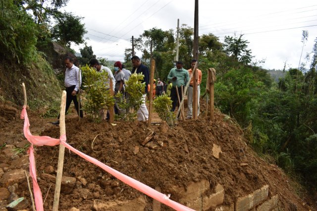 Field visit to affected areas in Ambagamuwa Korale Divisional secretariat Division
